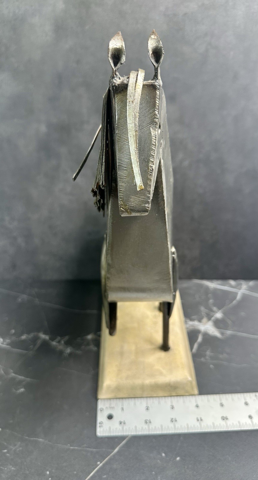 Arte Felguerez Handmade Metal Horse Sculpture Mexican Art Signed Collectible