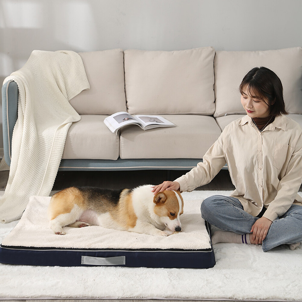 Large Orthopedic Memory Foam Dog Bed Waterproof Cushion Sofa Dog Bed Washable