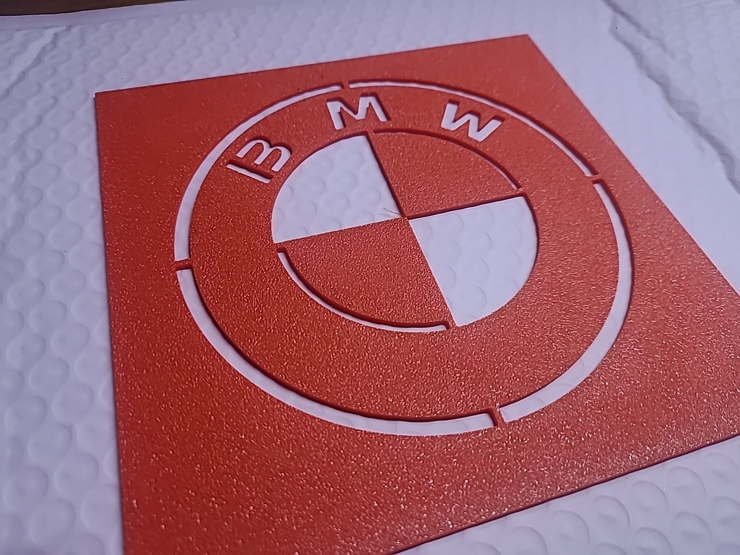BMW Logo Car MAT Carpet Stencil Professional Detailing Template BMW