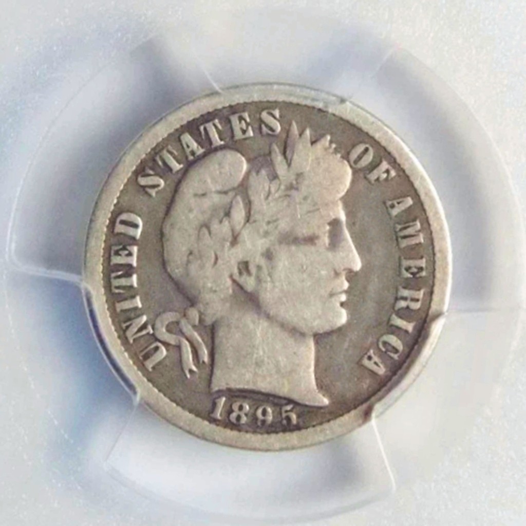 1895-O Barber Dime New Orleans, Highly Collectible, Scarce This Nice Key Date