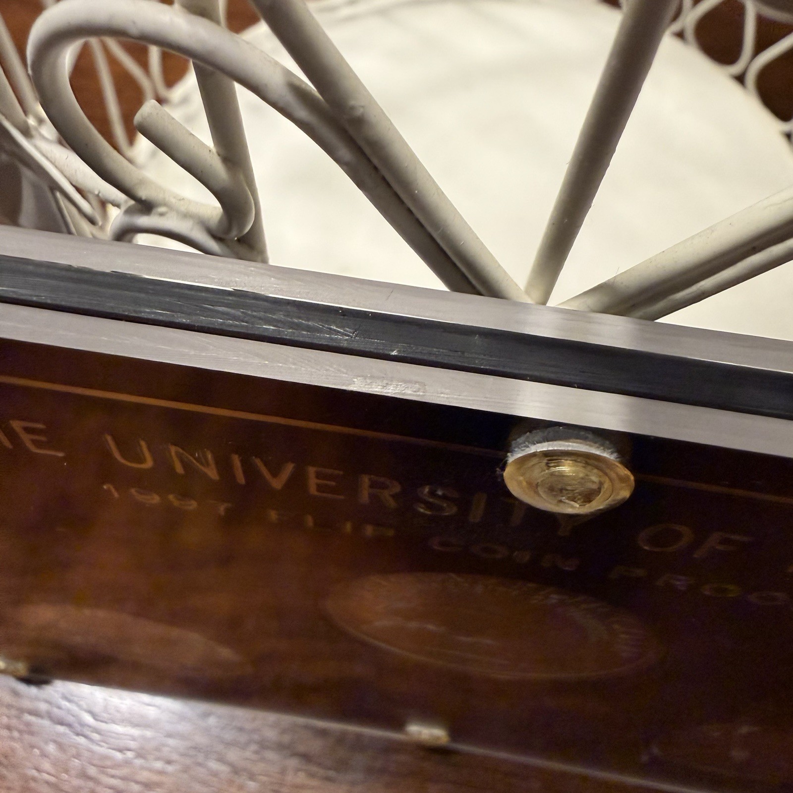 The University Of Michigan 1997 Flip Coin Proof Set 18/500 24KT Gold Pure Silver