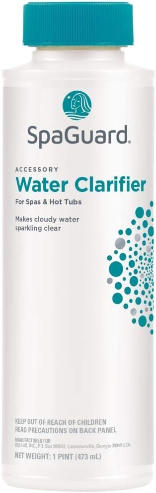 SpaGuard Water Clarifier 1 Pint 2-Pack for Spas & Hot Tubs