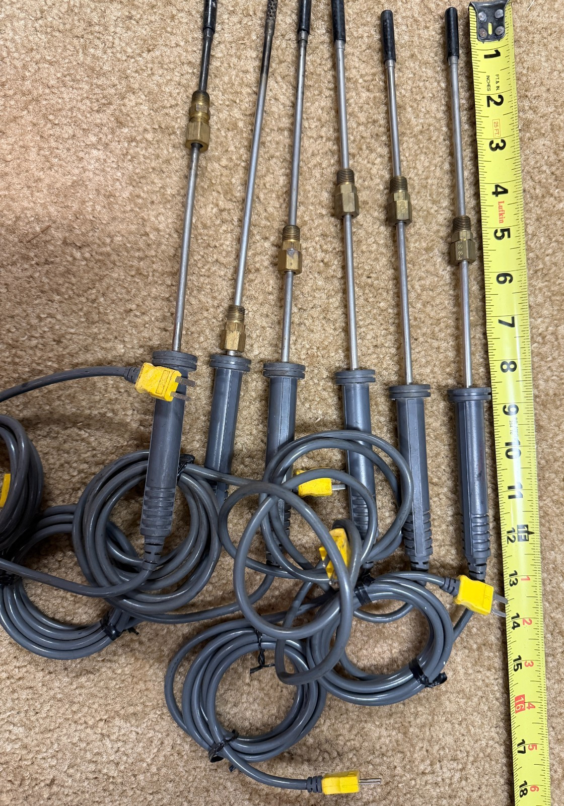 Fluke 80PK-24 Temperature Probe Type-K Thermocouple 8.5" Probe #99 - used