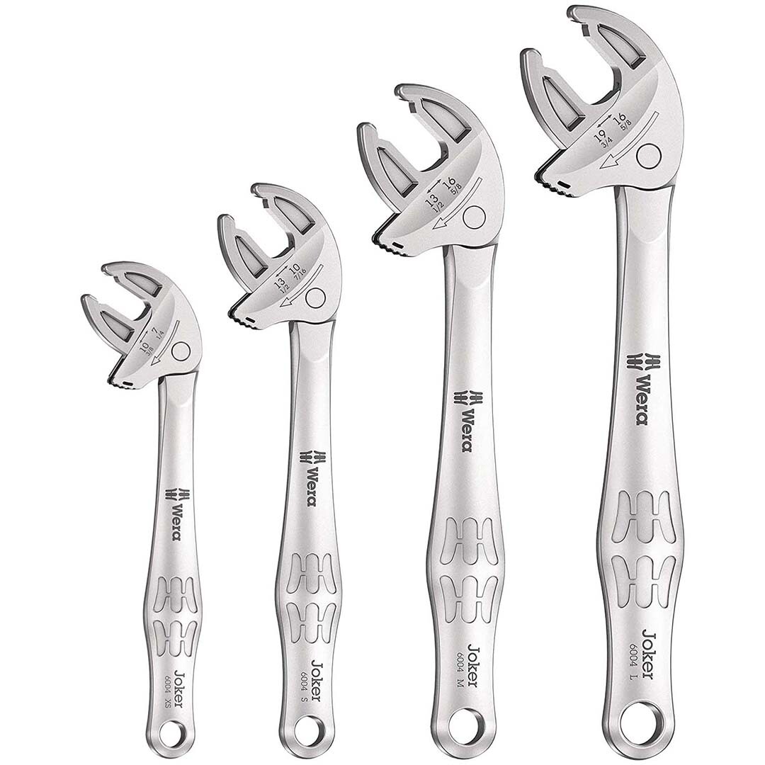 Wera 05020110001 Joker Self Setting 4 Wrench Set