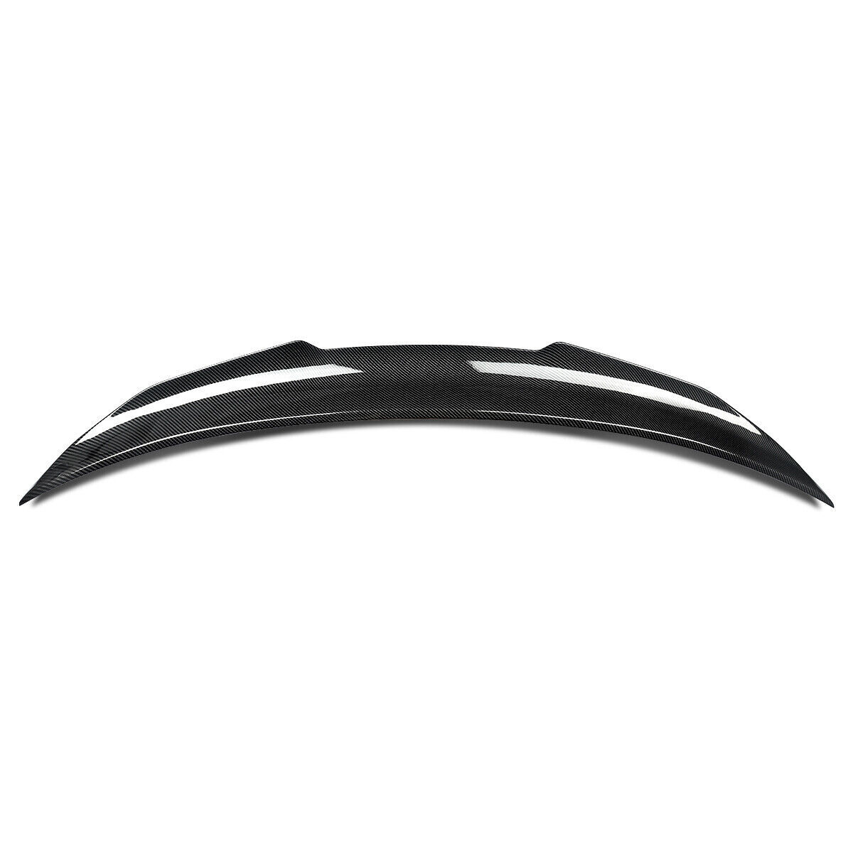 PSM Carbon Fiber Style Trunk Spoiler Wing For 2014 2015 2016-2024 Infiniti Q50