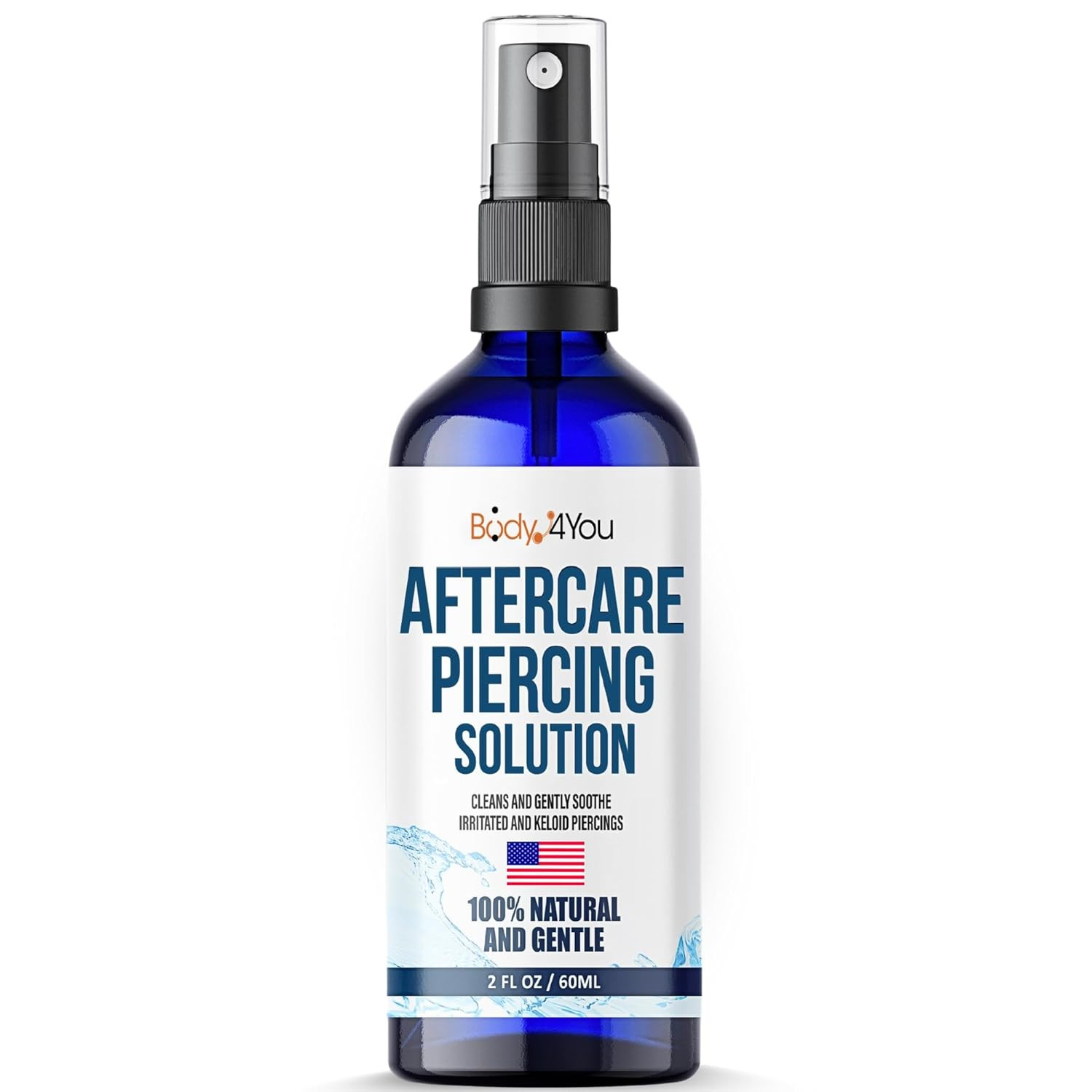 Piercing Aftercare Spray - Saline Solution Natural Keloid Bump Removal - Ear Pie