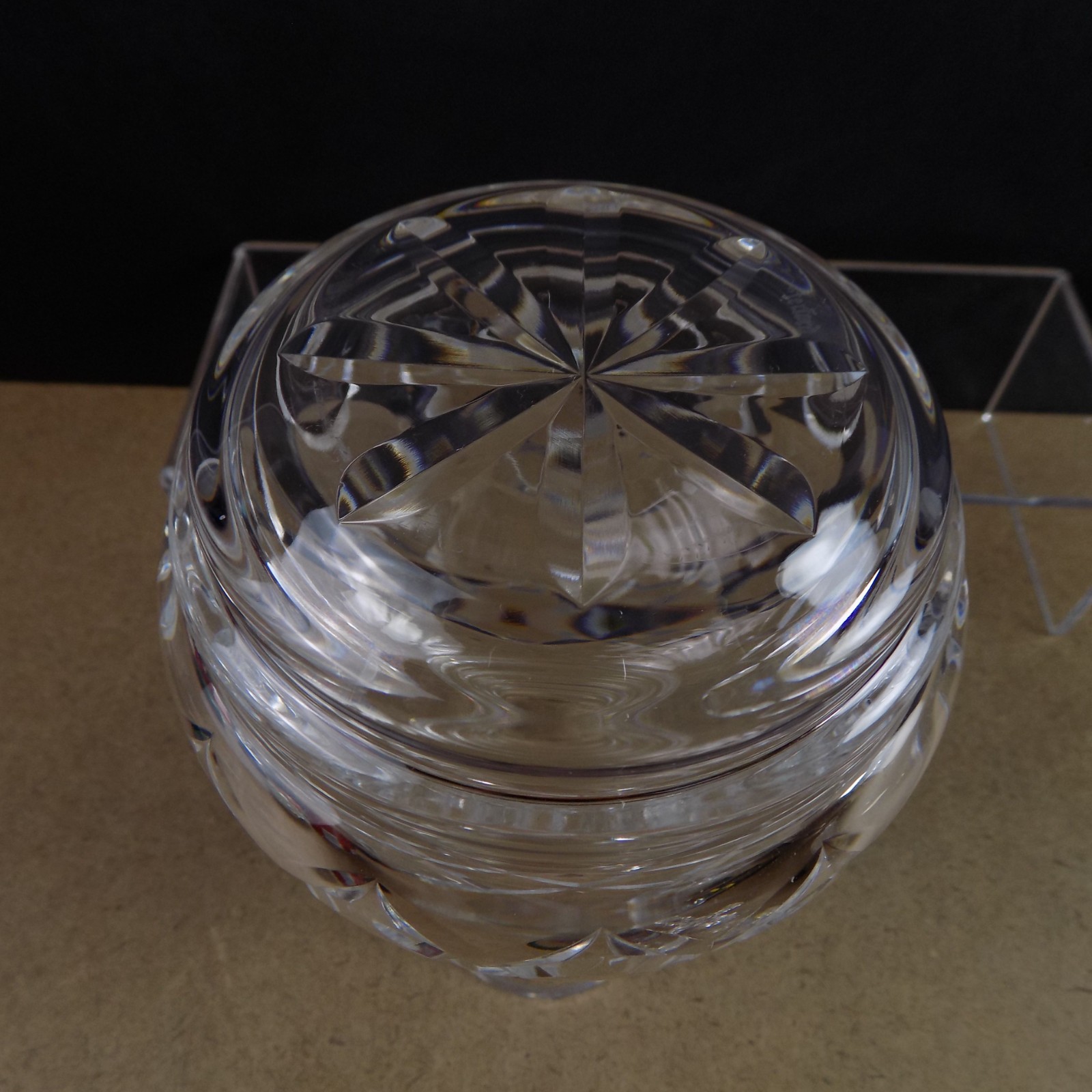 Waterford Crystal Open Carafe Vintage Ireland Criss Cross Design