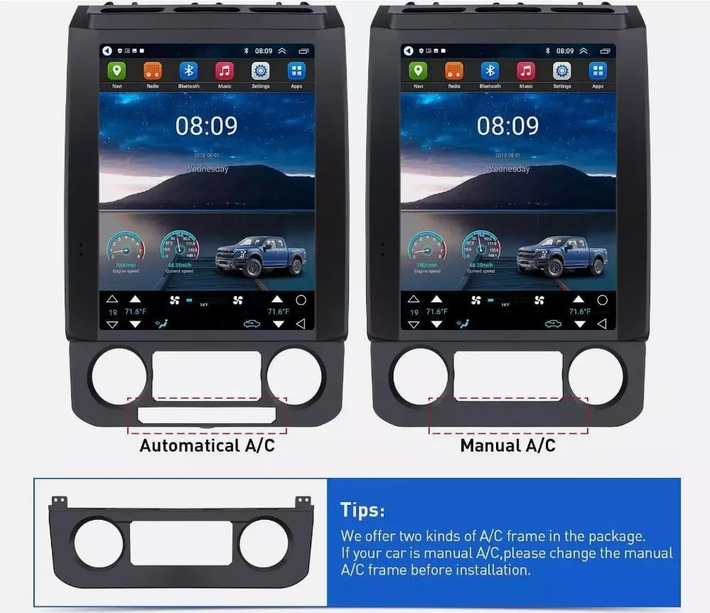 12.1"For Ford F150 2015-2022 Android Tesla Style Car Radio Stereo /Carplay/GPS