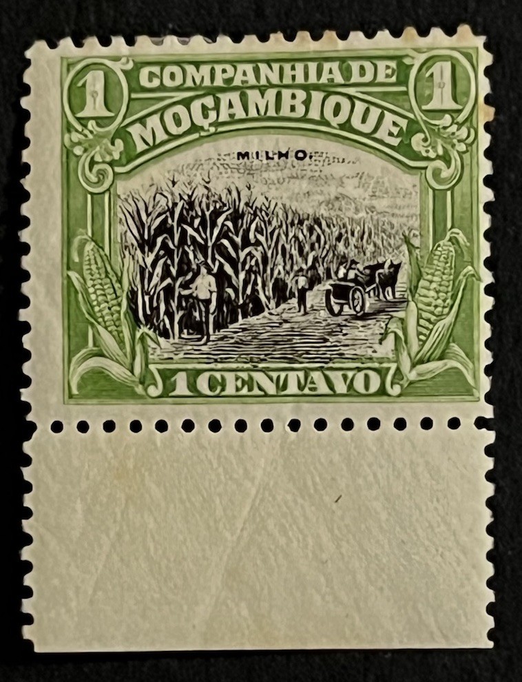 Travelstamps: Mozambique Company Stamps Sc# 111, 1 centavo, “Milho“ Mint MOGH