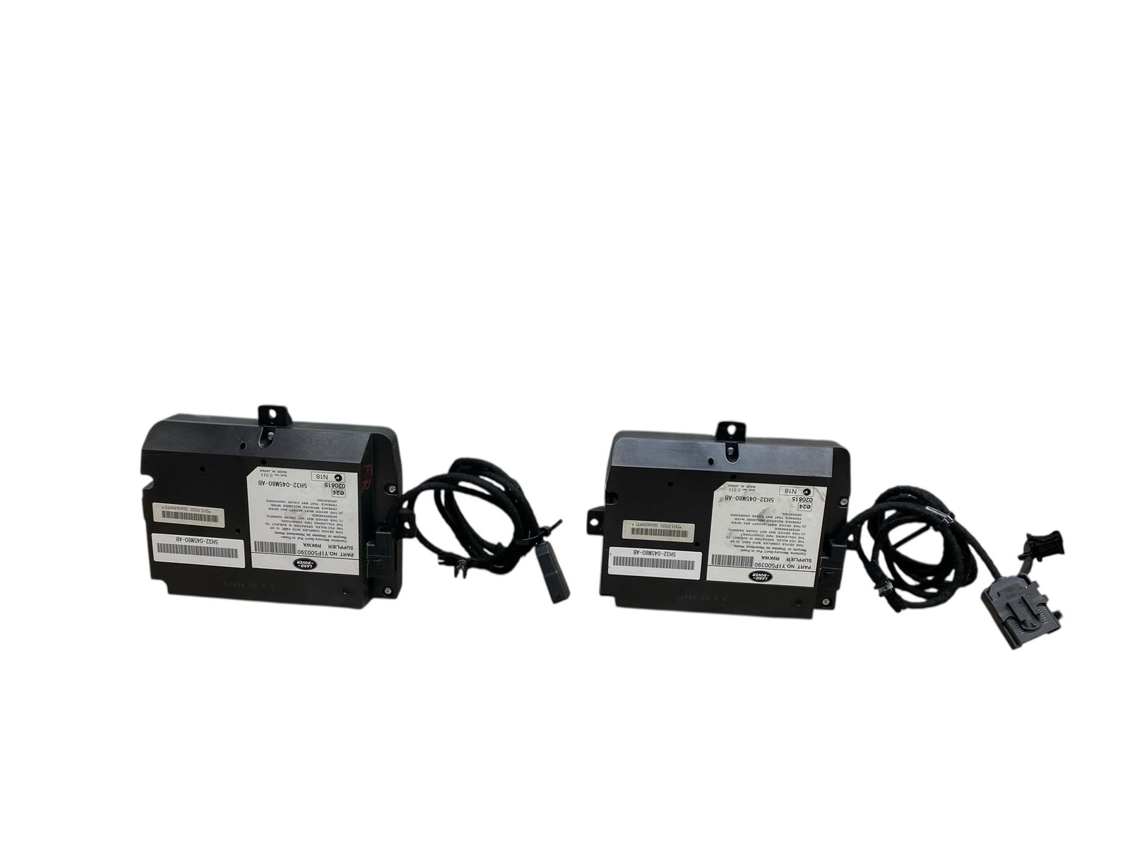 2011 Aston Martin Rapide Driver & Passenger Seat Display Screen Set 5H32045M80AB