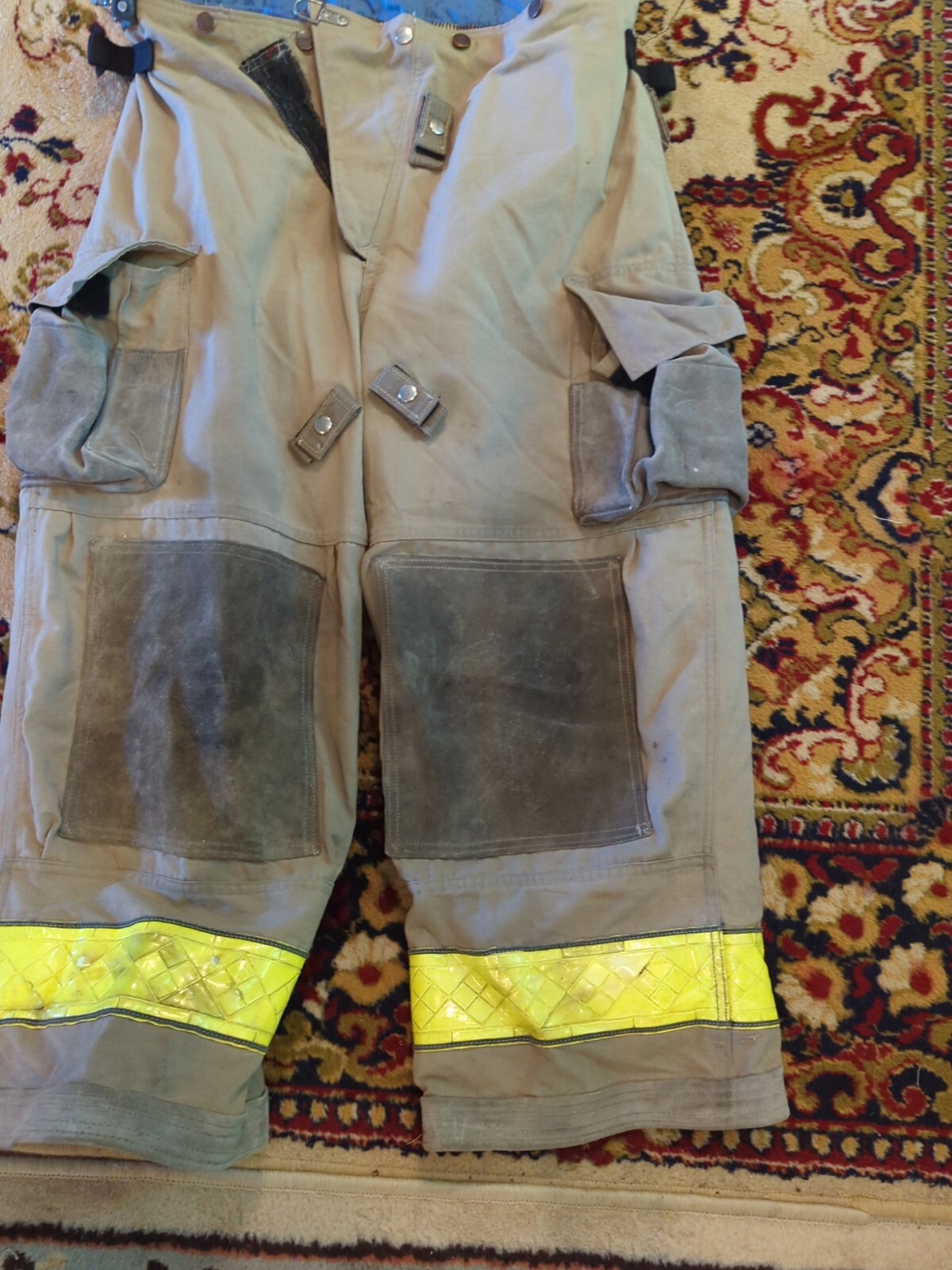 Retired Firefighter Gear Turnout Pants FIRE USED Size 38 X 26 See Pics