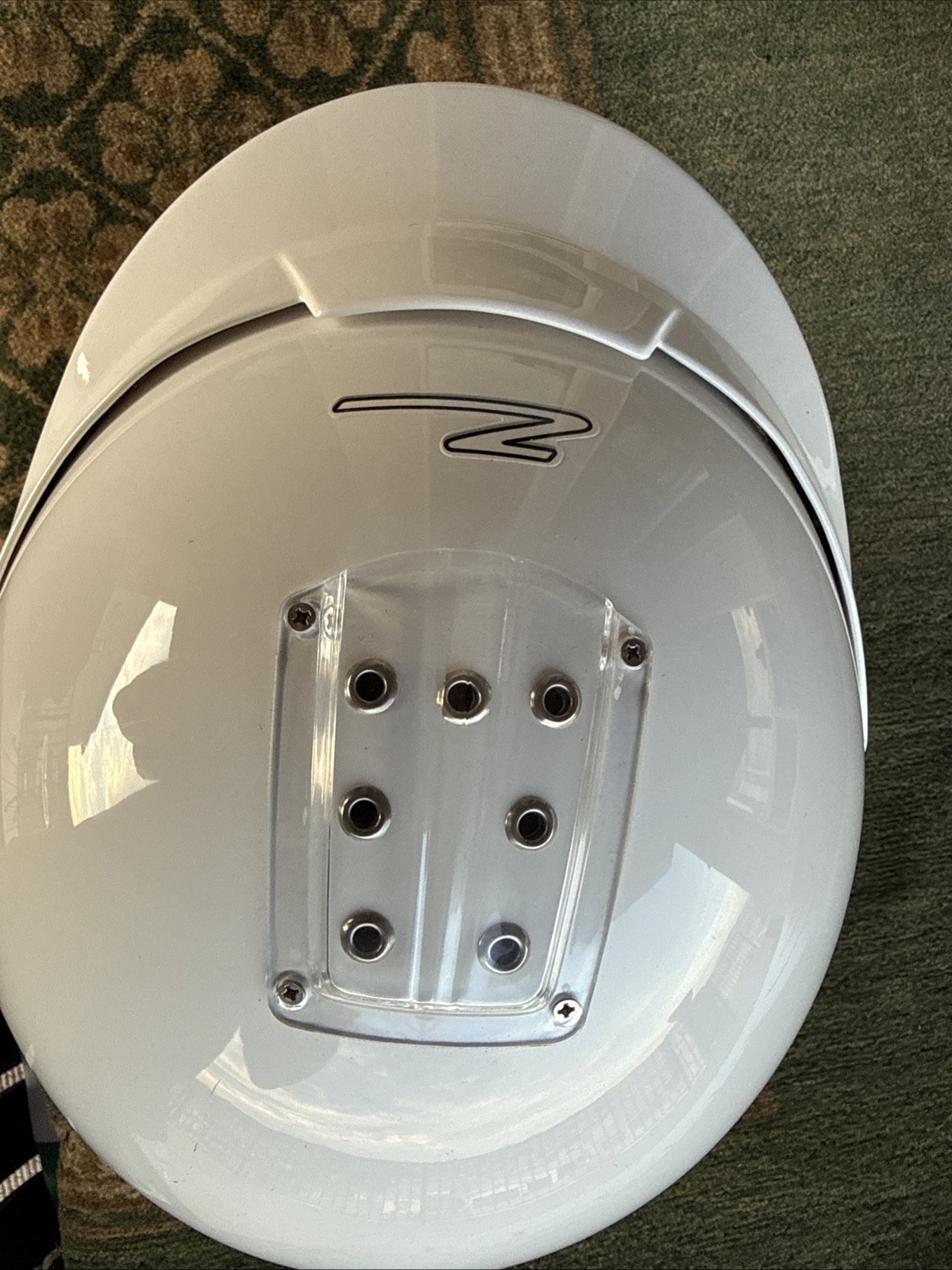 Zamp RZ-16H 3/4 Racing Helmet Snell SA2015 Medium, 58cm White Composite Like New