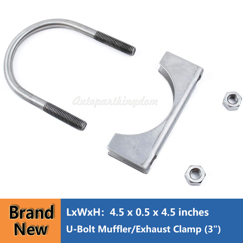 304 Stainless Steel U-Bolt Muffler/Exhaust Clamp 3inch