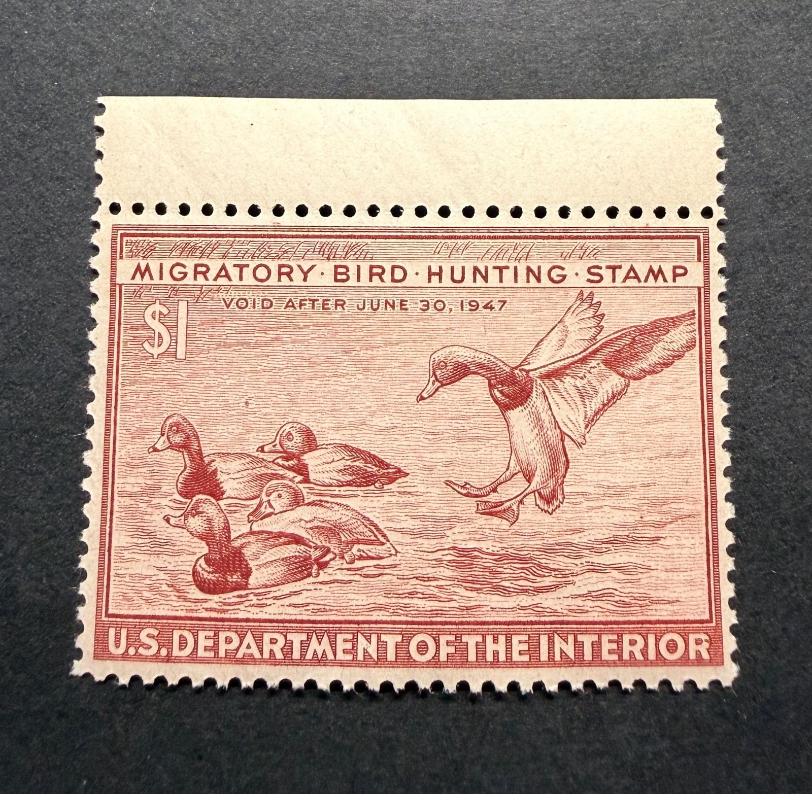 WTDstamps - #RW13 1946 - US Federal Duck Stamp - Mint OG NH ***WELL CENTERED***