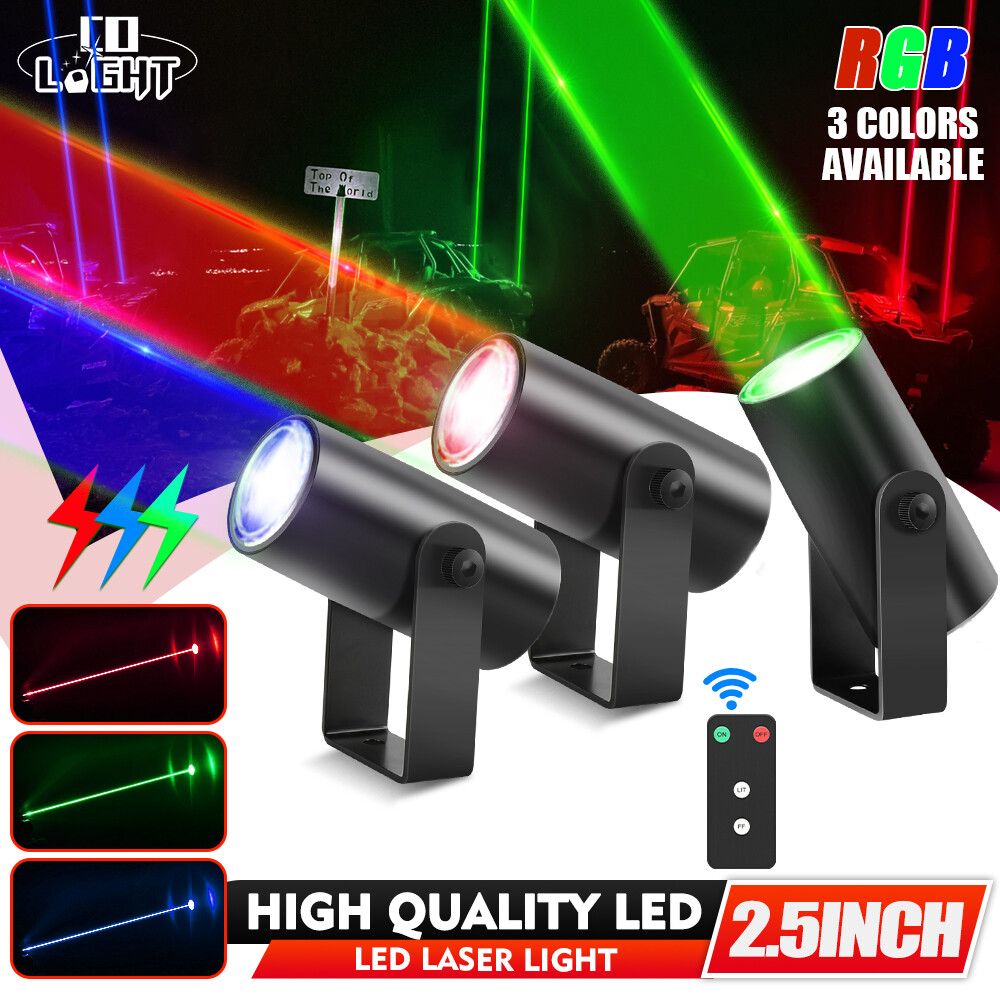 For Polaris RZR 1000XP WHIPLESS LASER RGB LED Whip Lights Antenna Remote UTV ATV