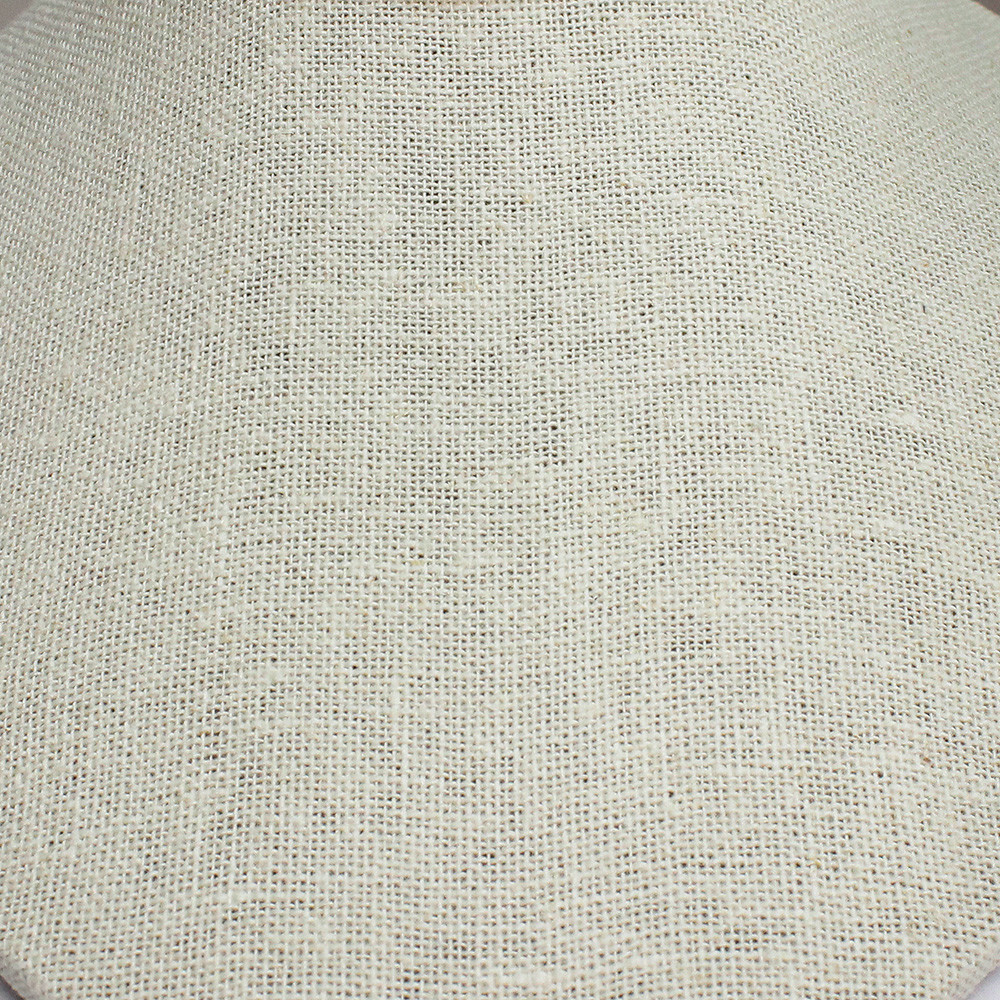 6-1/2" x 7-1/2" x 3-1/2" Soft Linen Covered Flat Necklace Display Chain Holder