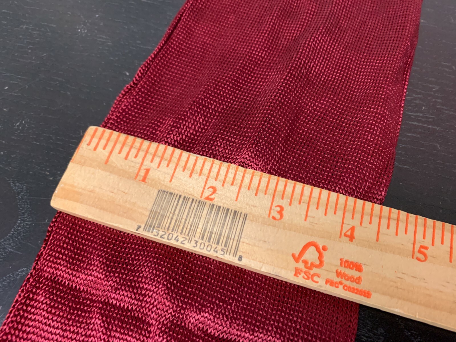 Civil War WINE / MAROON Colored Staff Officer SILK Sash - 90" long - NEW