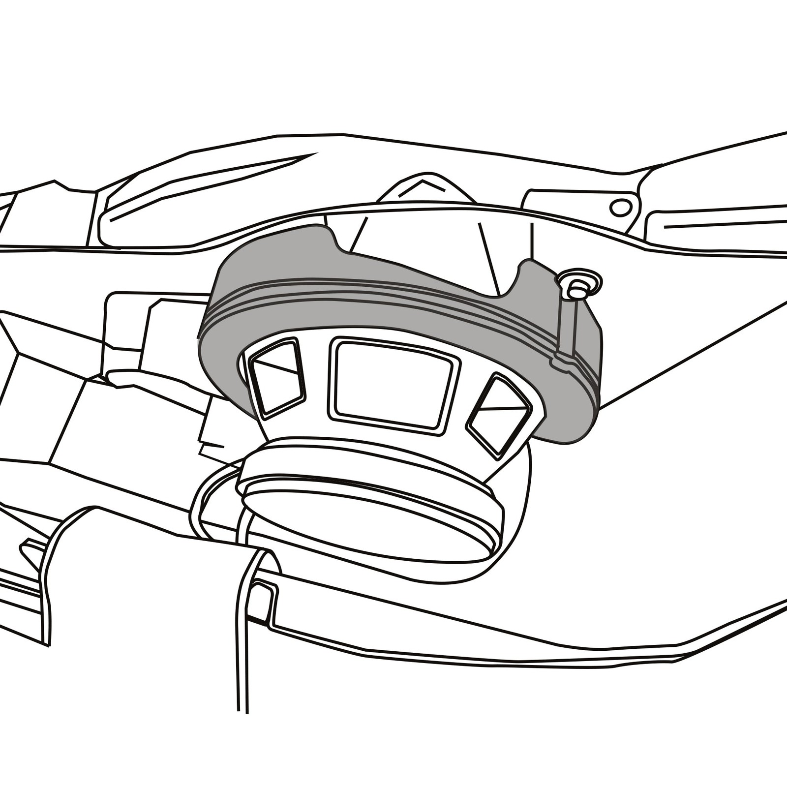 DS18 Harley Davidson 10" Saddlebag Speaker Adapter Kit for models 2014–2023