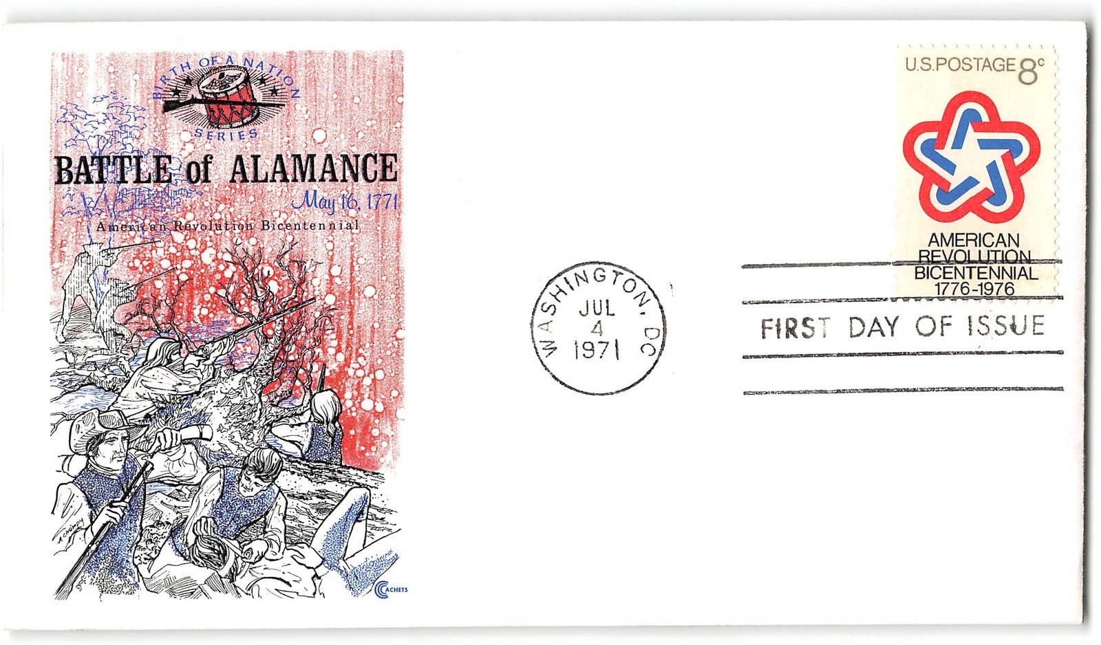 US #1432 FDC, 1971, CCC Cover Craft Cachets, content