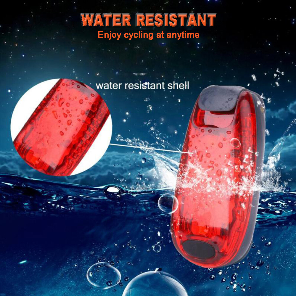 Night Safety Light 5 LEDs Strobe Waterproof Running Jogging Cycling Warning Lamp