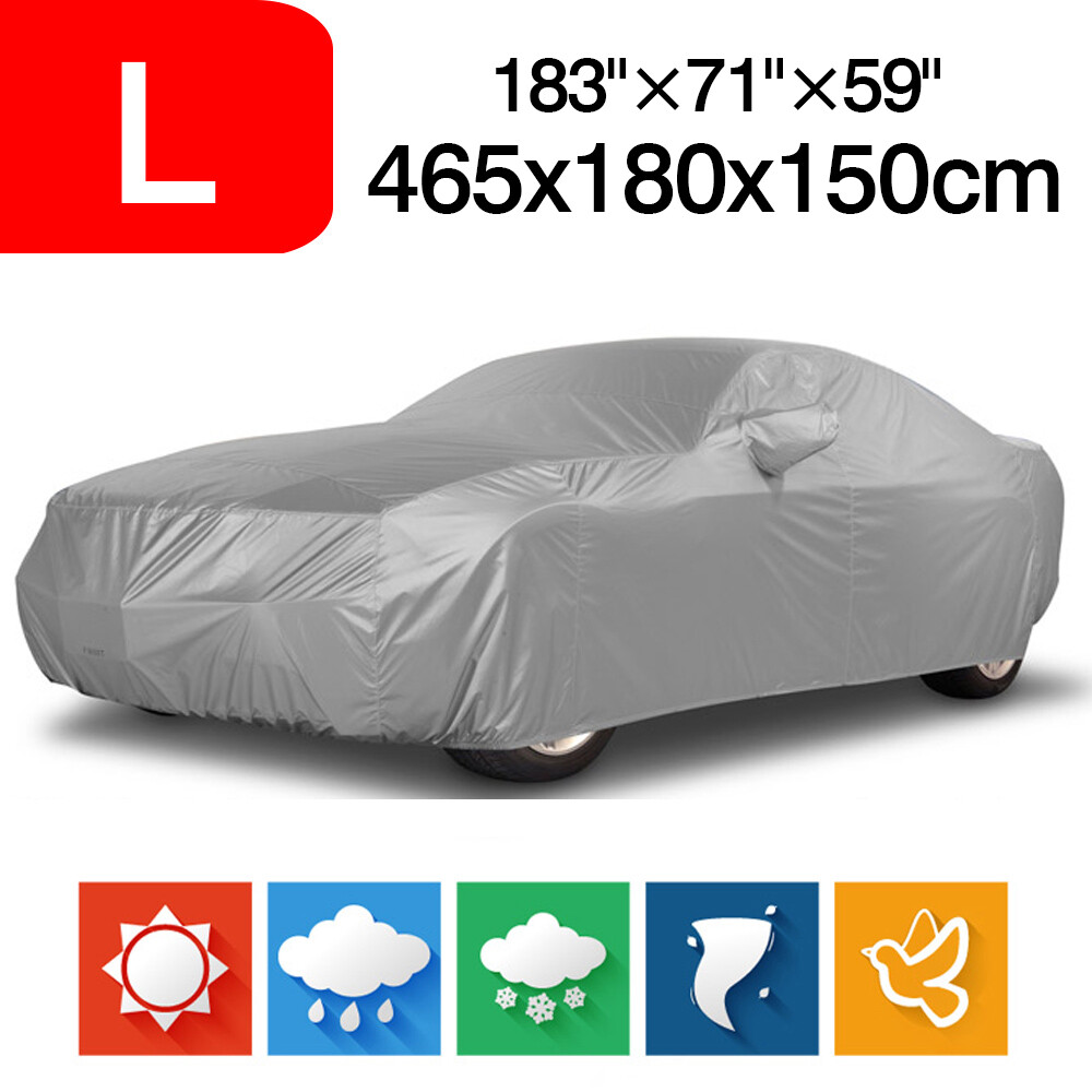 Large Full Car Cover Outdoor Sun Protection Sedan For Mercedes-Benz C Class SL