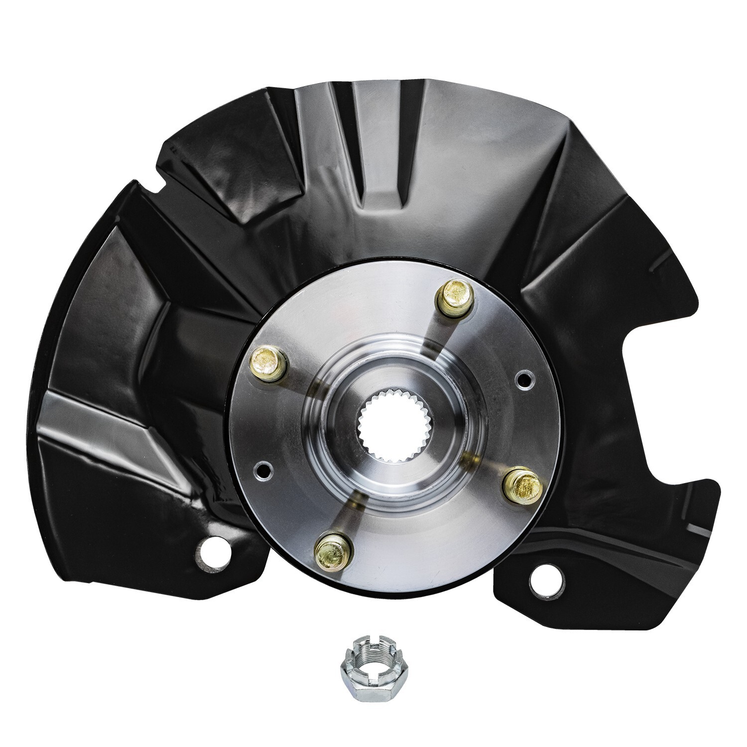 Front Left Knuckle & Wheel Hub Bearing Assembly for 2006 - 2011 Hyundai Accent