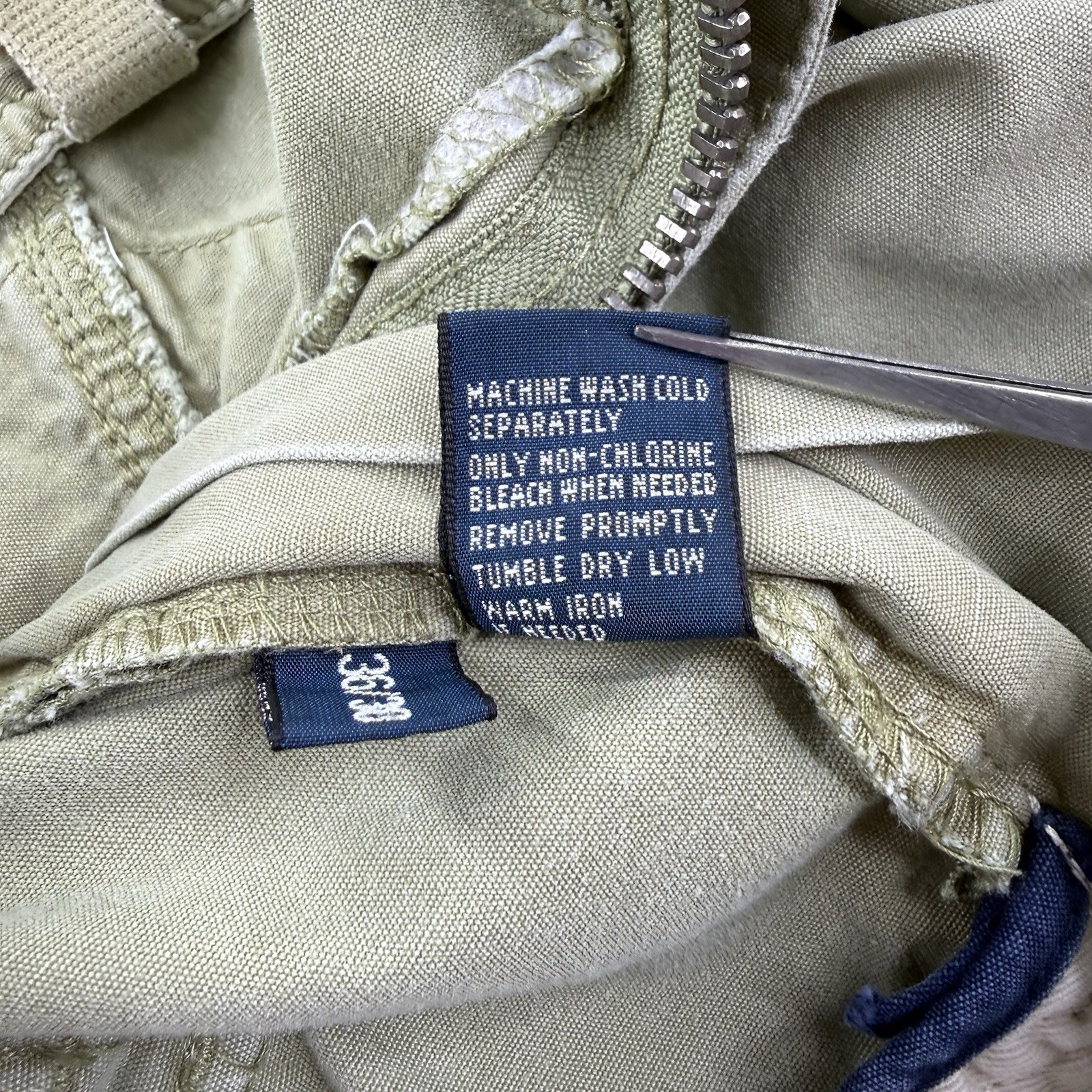 Vintage Polo Ralph Lauren Paratrooper Military Utility Cargo Aviator Pants 36x30