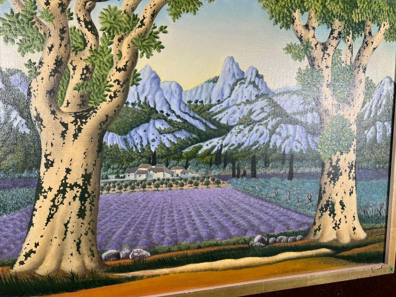 Gyorgy STEFULA "Lavender Field" Collectible! #112