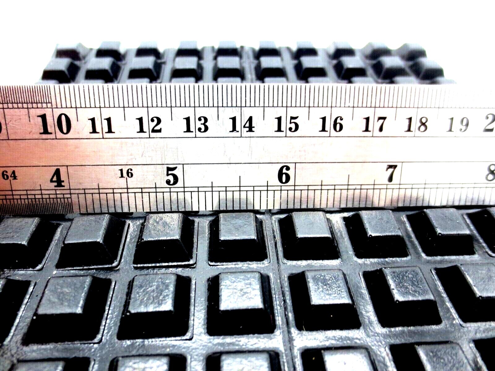 Stick-On Polyurethane Bumper Pad, Is 1/4" Tall, 1/2" Square, Durable Adhesive