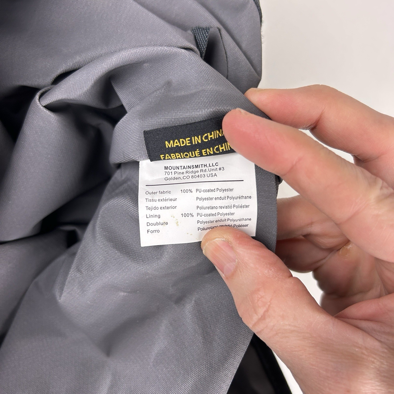 Mountainsmith Modular Hauler System Main Bag Open Top Duffel Grey 15" X 32” X 12