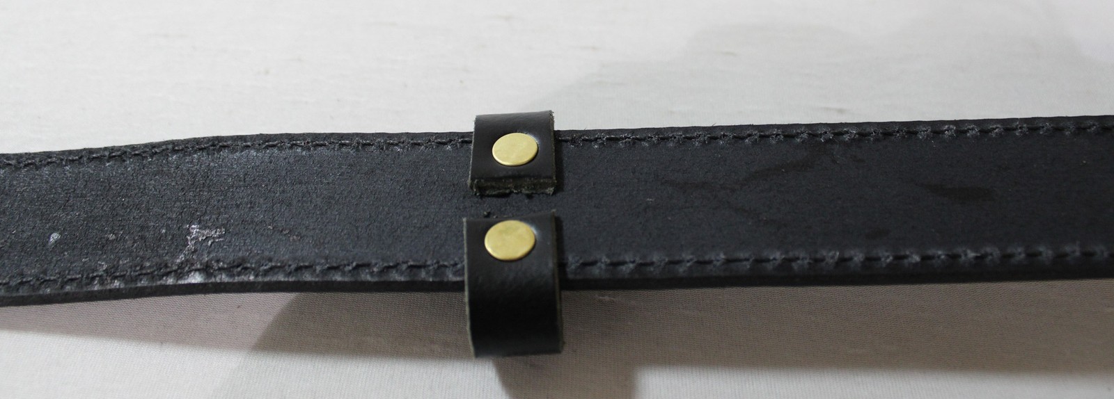 Fully Involved Leather Unisex Leather Radio Strap AC2 Black Size XS (54"-60")