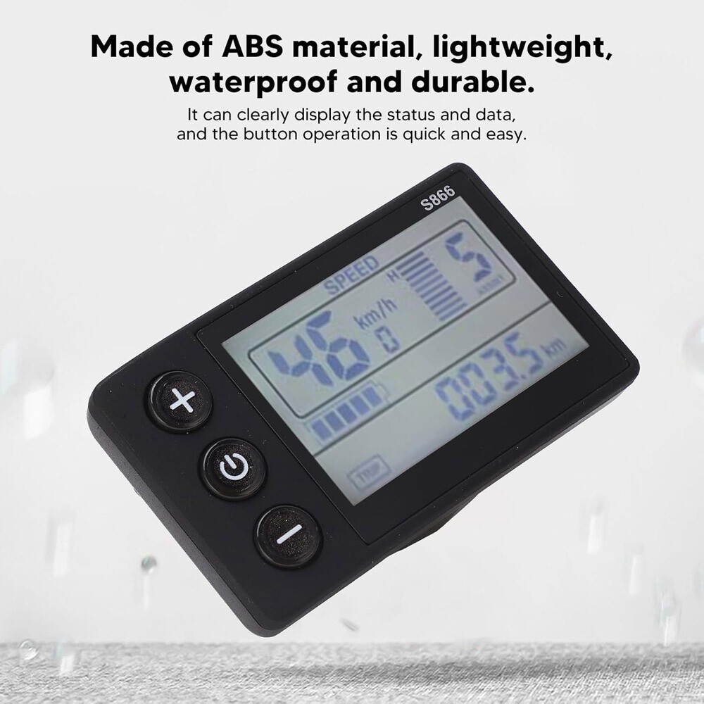 LCD Display For E-bike 5Pin 24V/36V/48V E-Bicycle MTB Part Electric Bike Scooter