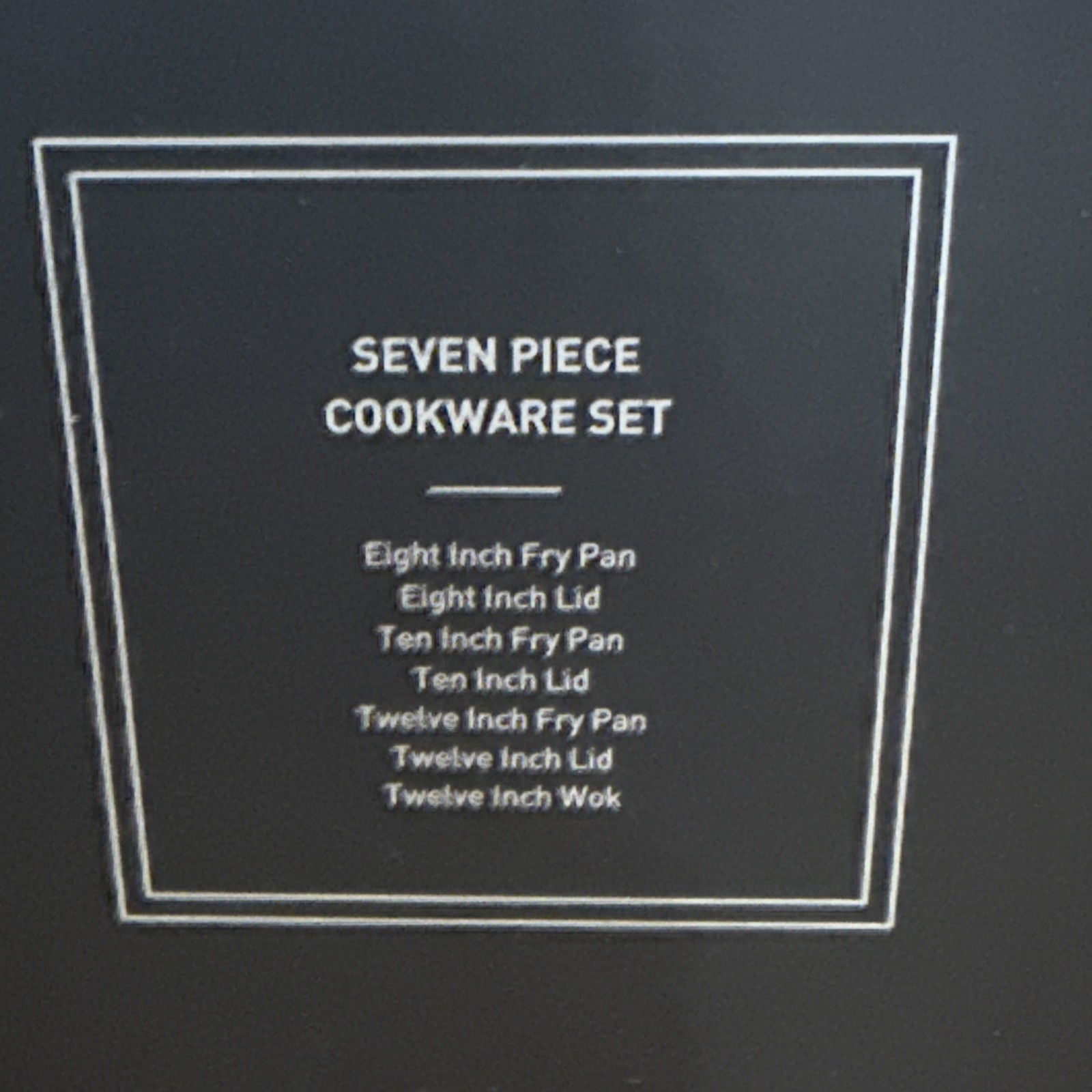 HexClad HC7 Hybrid Commercial Cookware, 7 Pieces Pan Lid and Wok Set, NEW