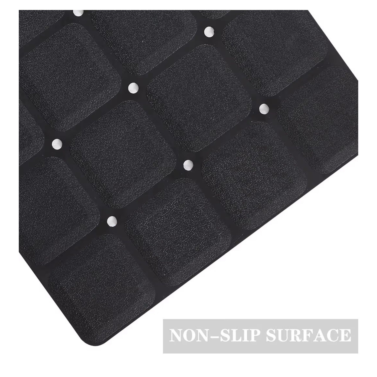 Foldable Non Slip Silicon Bath 28-inch x 14-inch (Rectangular), Foldable-black