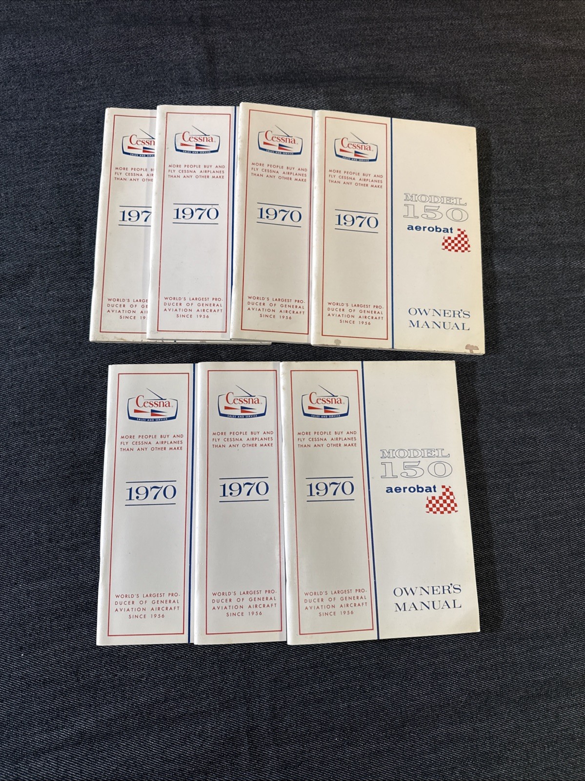 Cessna Owner's Manual 1970 Aerobat (A150K) NOS Estate Find CWO Flight Instructor