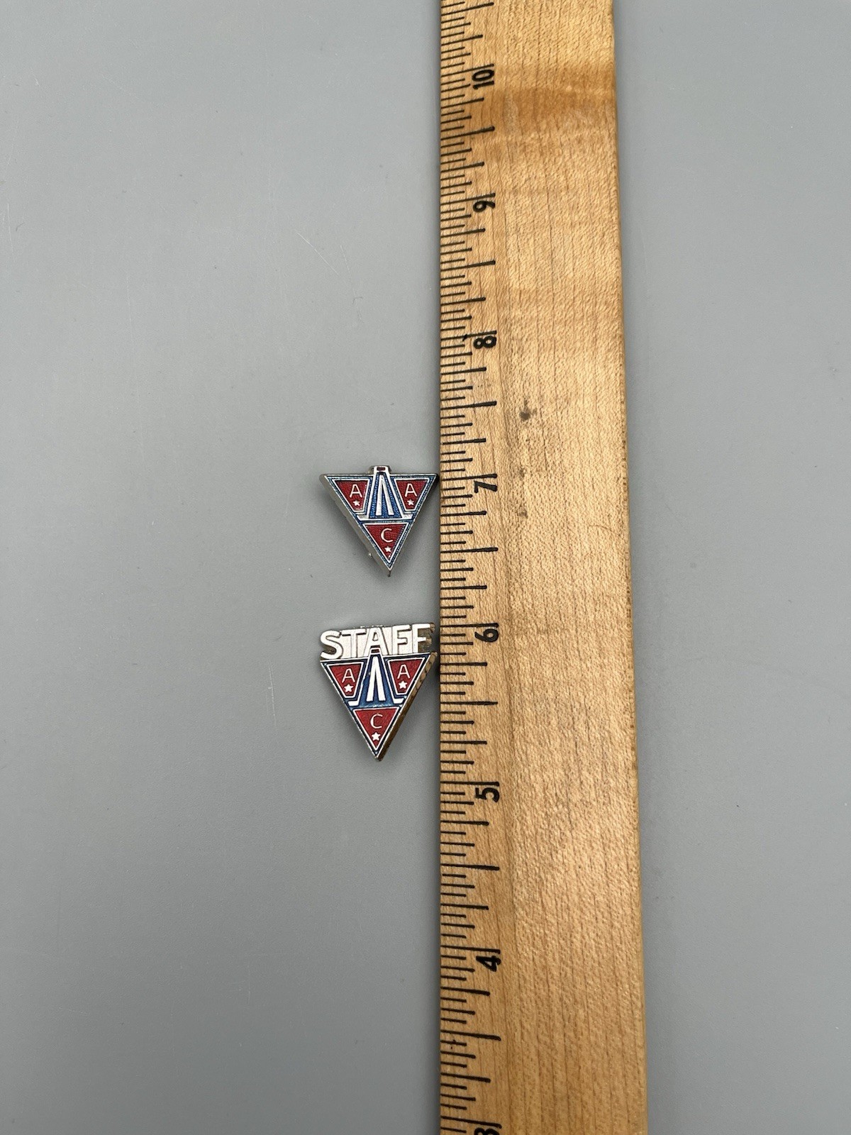 Vintage 1970s American Cheerleaders Association ACA Staff Patch and Pins