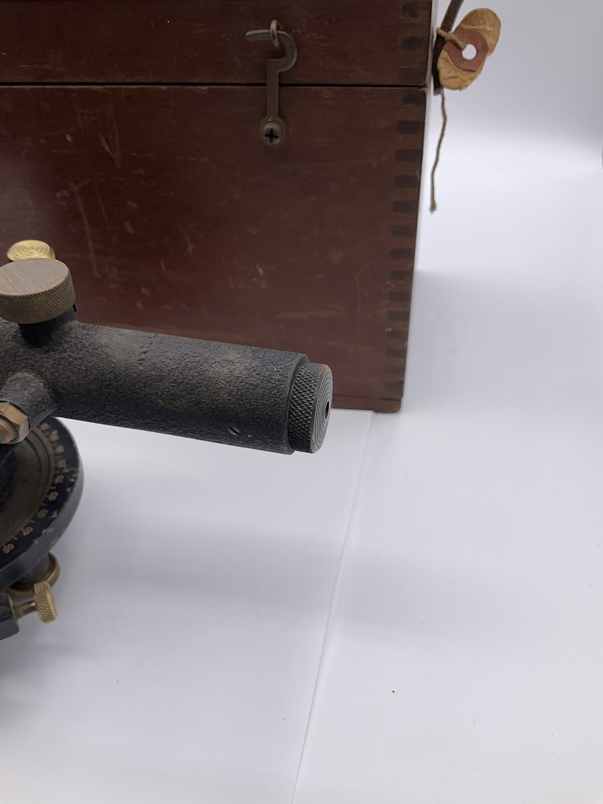Vintage Berger Engineering Instruments Surveying Transit & Wood Box