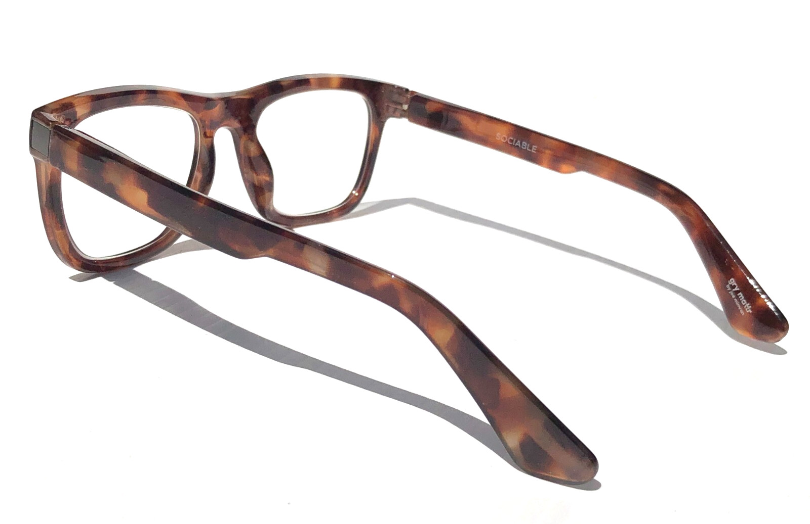 Gry Mattr DESIGNER READERS Tortoise Frame SOCIABLE Blue Light Blocking Eyewear