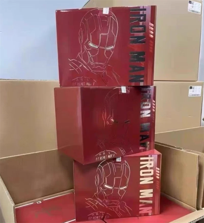 US! 1:1 Autoking Iron Man MK5 Helmet Mask Wearable Voice-control Transform Mask