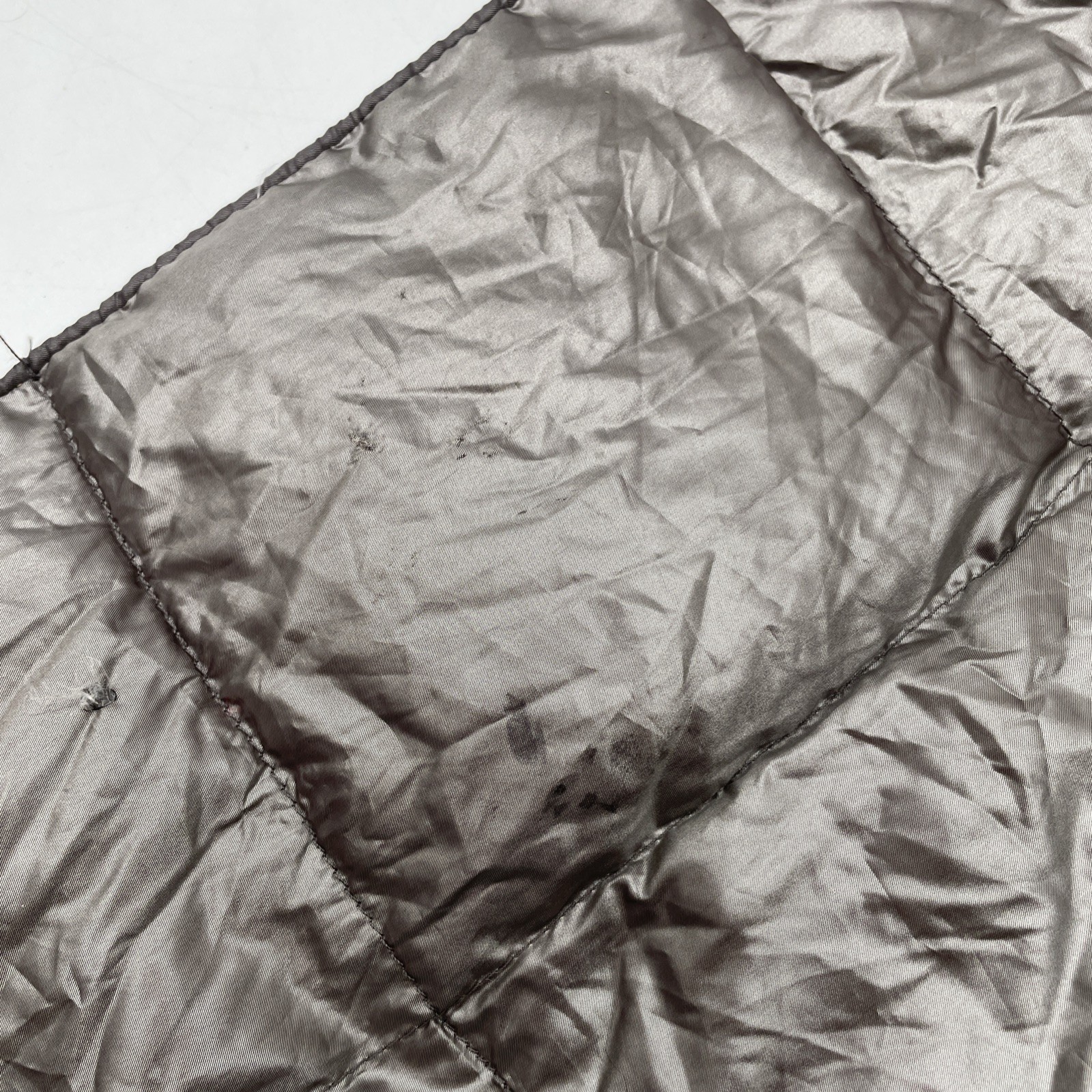 Blue Ridge Home Fashions Down Throw Camping Blanket Packable Lightweight Gray