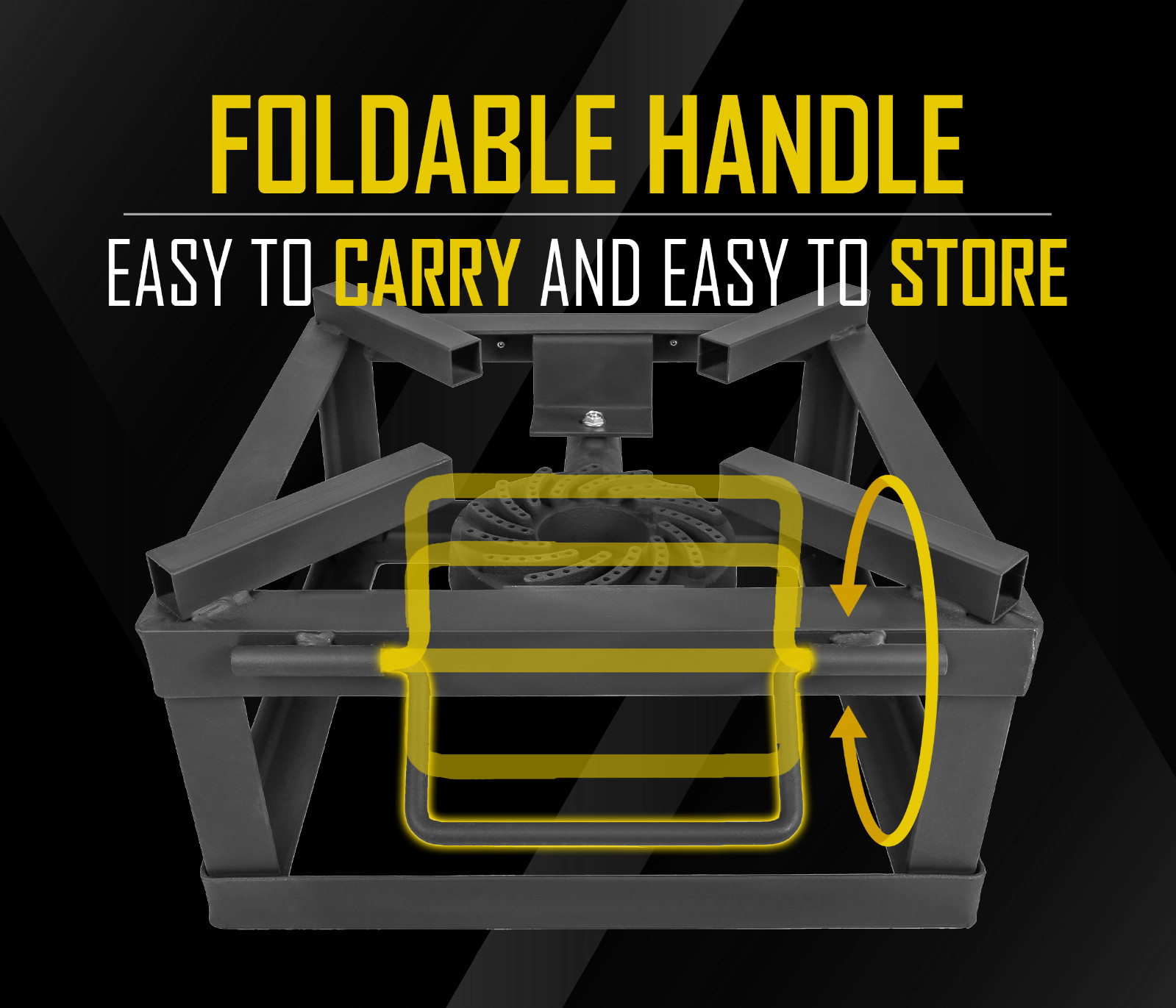 CONCORD 12" THE BLOCK BURNER Single Propane Outdoor Burner