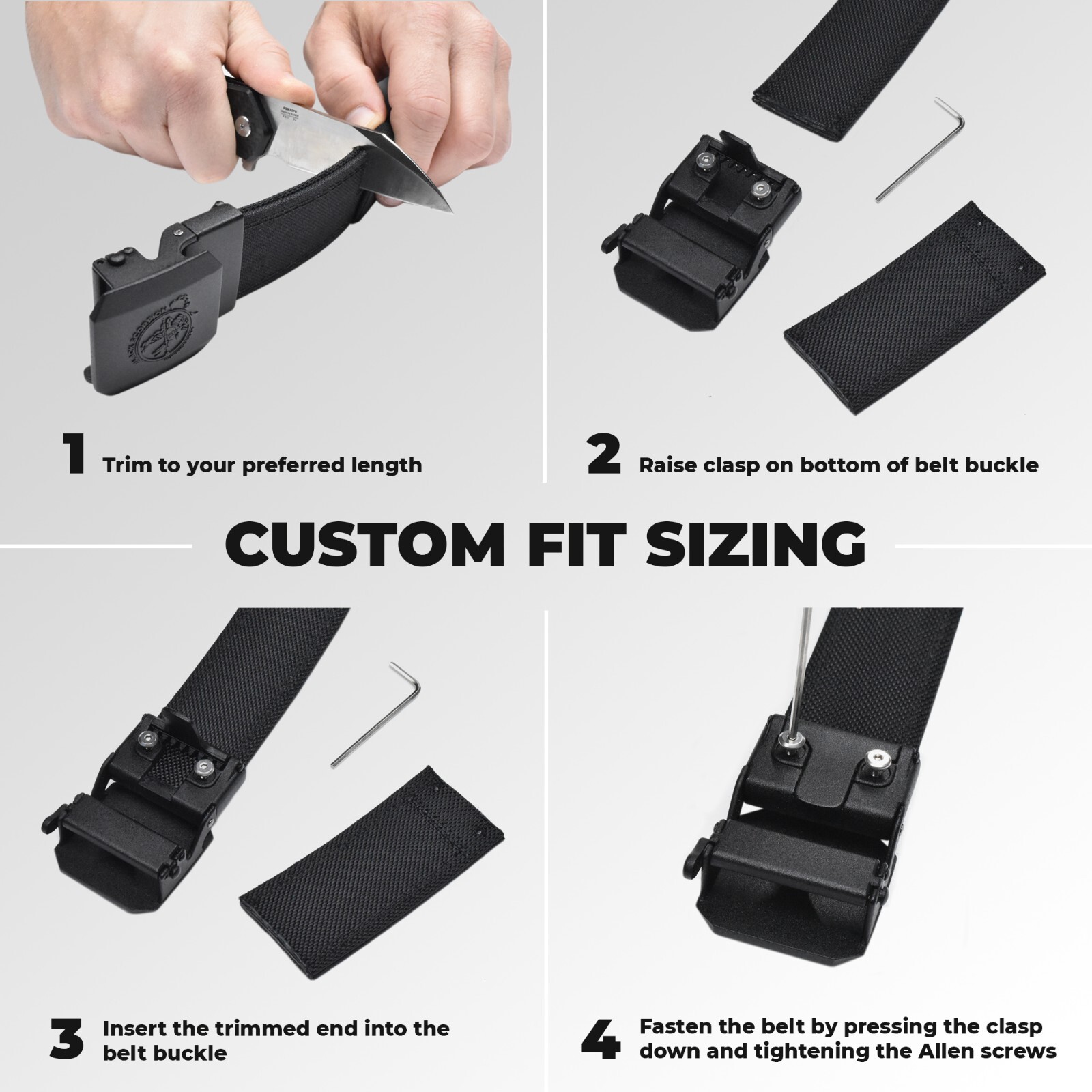 Black Scorpion Gear 1.5'' Tactical Gun Belt