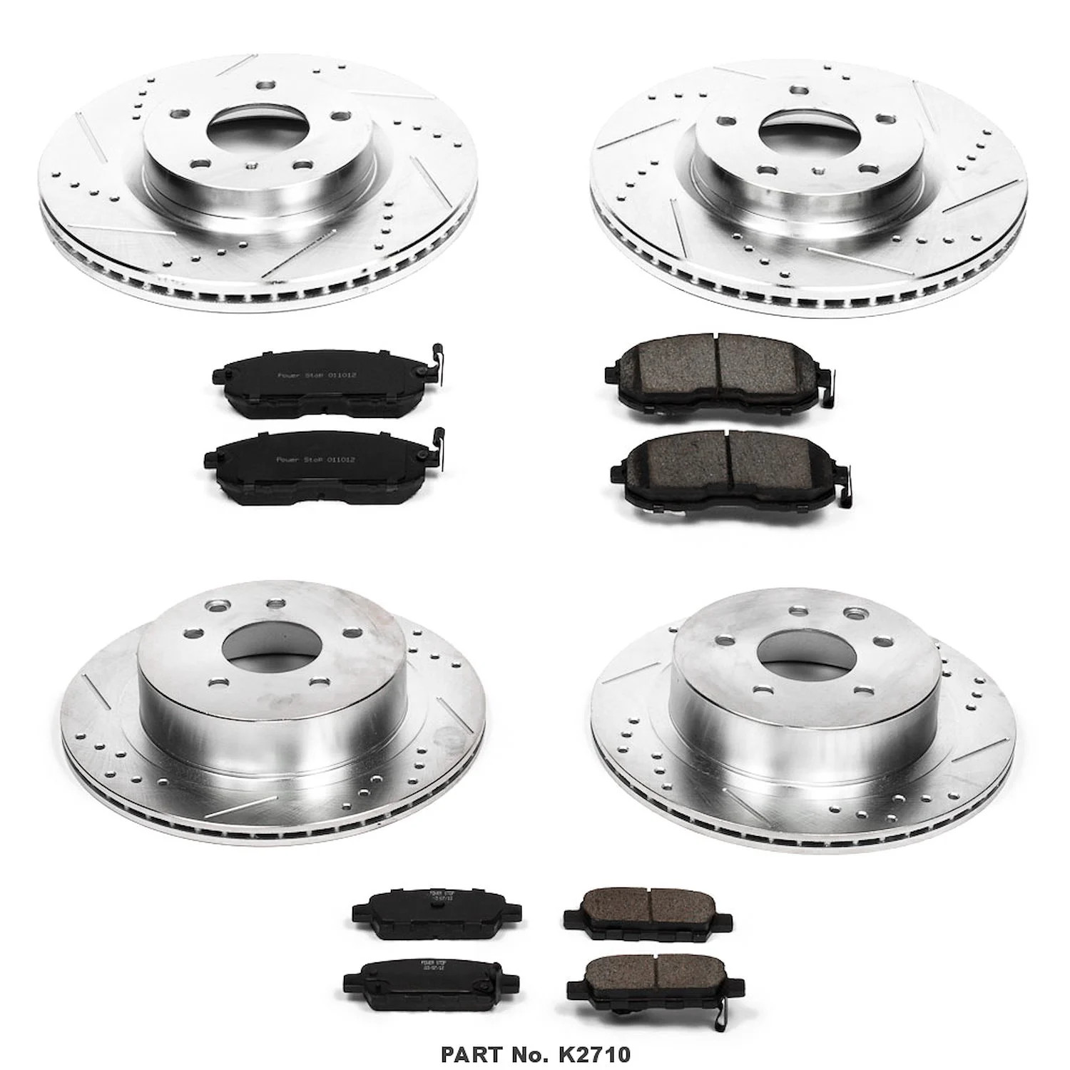 Power Stop K2710 High Performance Brake Upgrade Kit
