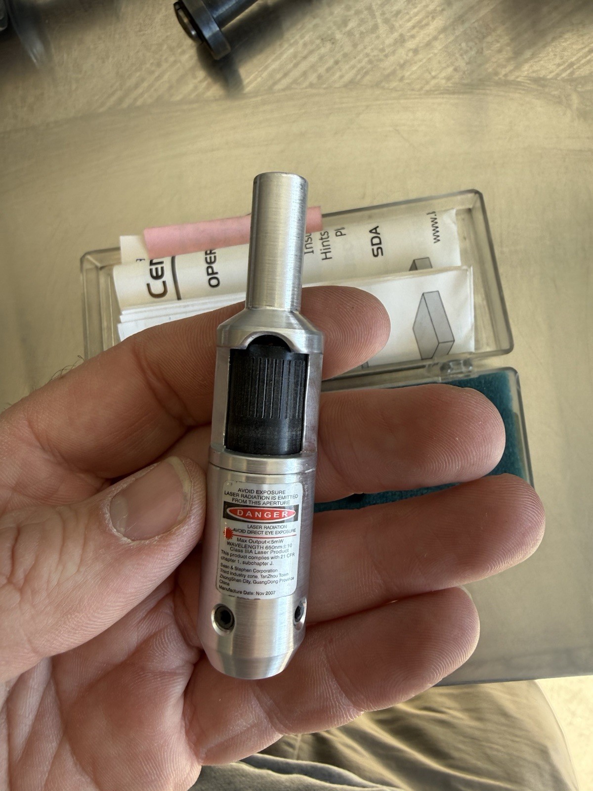 SDA Laser Center/Edge Finder