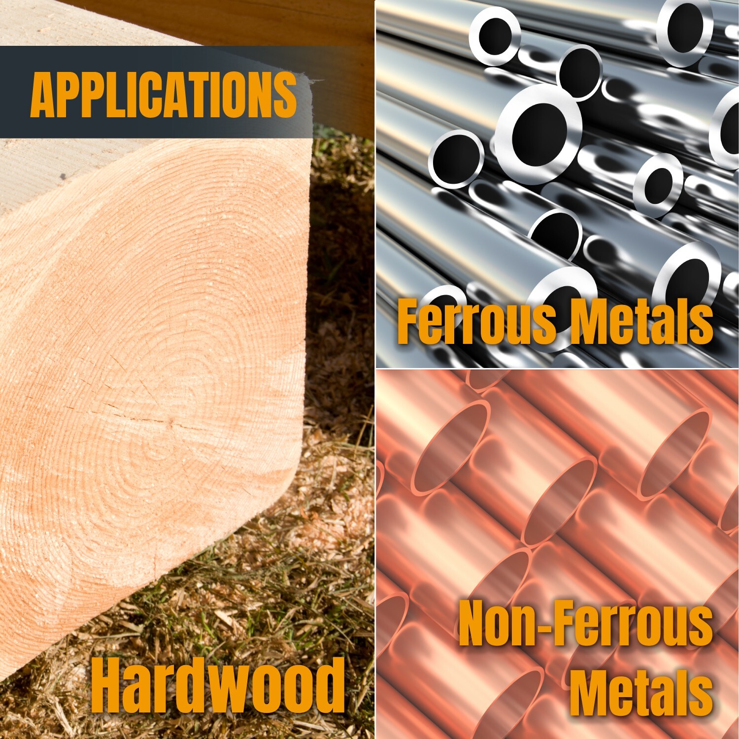 POWERTEC 6 x 48 In 60 Grit Metal Grinding Zirconia Sanding Belt-3PK (464806Z-3)