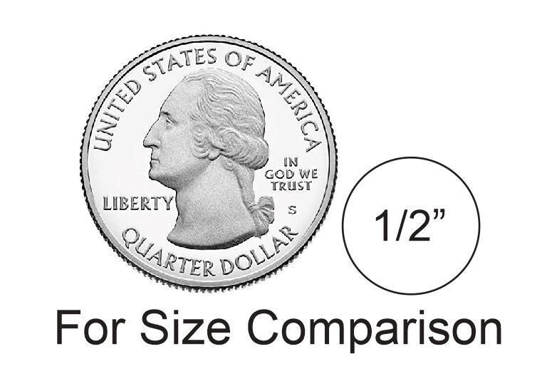 1/2" Lavende Dots Round Vinyl Color Coded Inventory Label Stickers Half Inch Dot