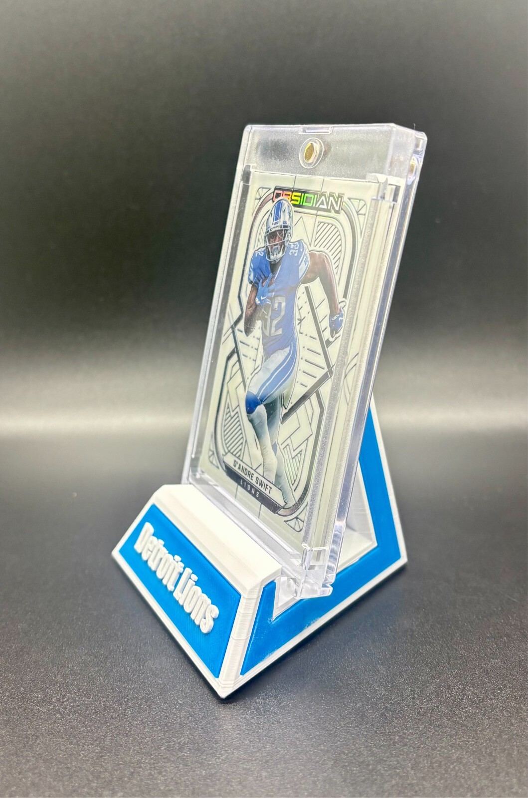 Personalized Sports/Trading Card Display Stand - Add Favorite Team, Name, City