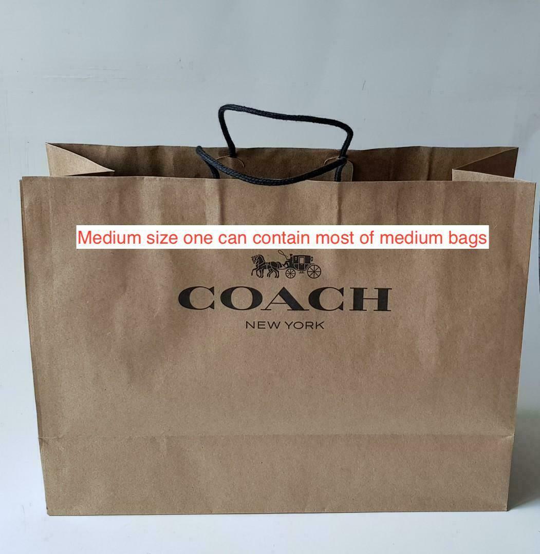 NEW Coach Gift Bag(Original America) Paper Bag/ Coach origianl dust bag