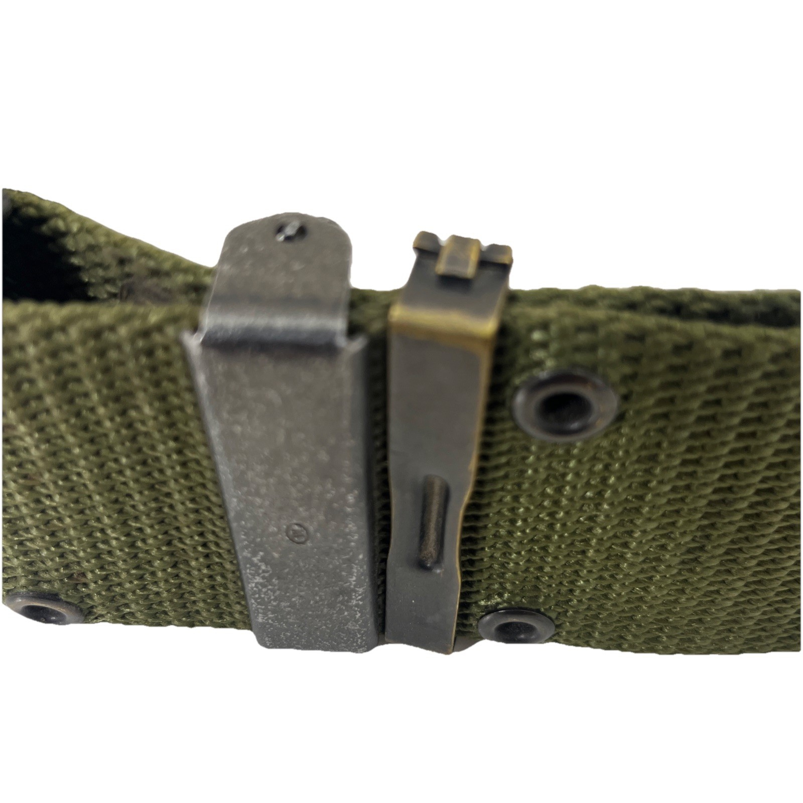 US Military Nylon Individual Equipment Belt OD Green Size Medium
