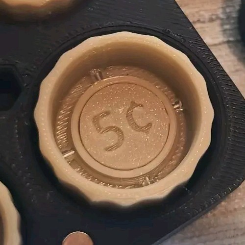 14 pc 6 Denomination Coin Roll End Crimp Set with Steel crimp tabs and drive bit